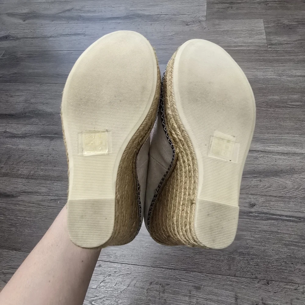 Call It Spring Canvas Espadrilles Wedge Platform Size 7.5